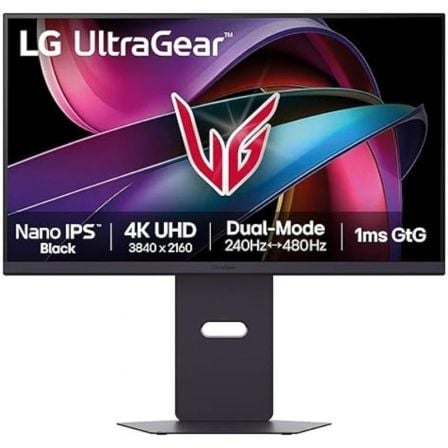 Monitor Gaming LG UltraGear 27G850A-B 27'/ 4K/ 1ms/ 240Hz/ IPS/ Regulable en altura/ Morado Grisáceo